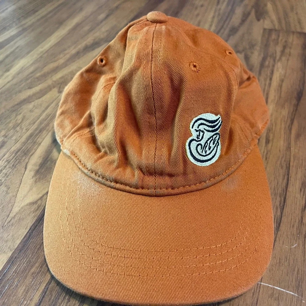 Panera Bread Hat Adult OSFA Burnt Orange Cotton Baseball Cap Uniform Workwear
